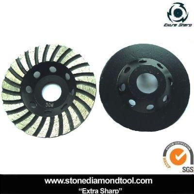 4 Inch Turbo Steel Grinding Wheel for Coarse Concrete