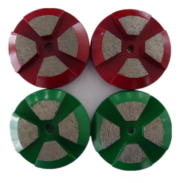 3 Inch D80mm Diamond Grinding Disc with Two Pins Diamond Polishing Pads for Concrete and Terrazzo Floor