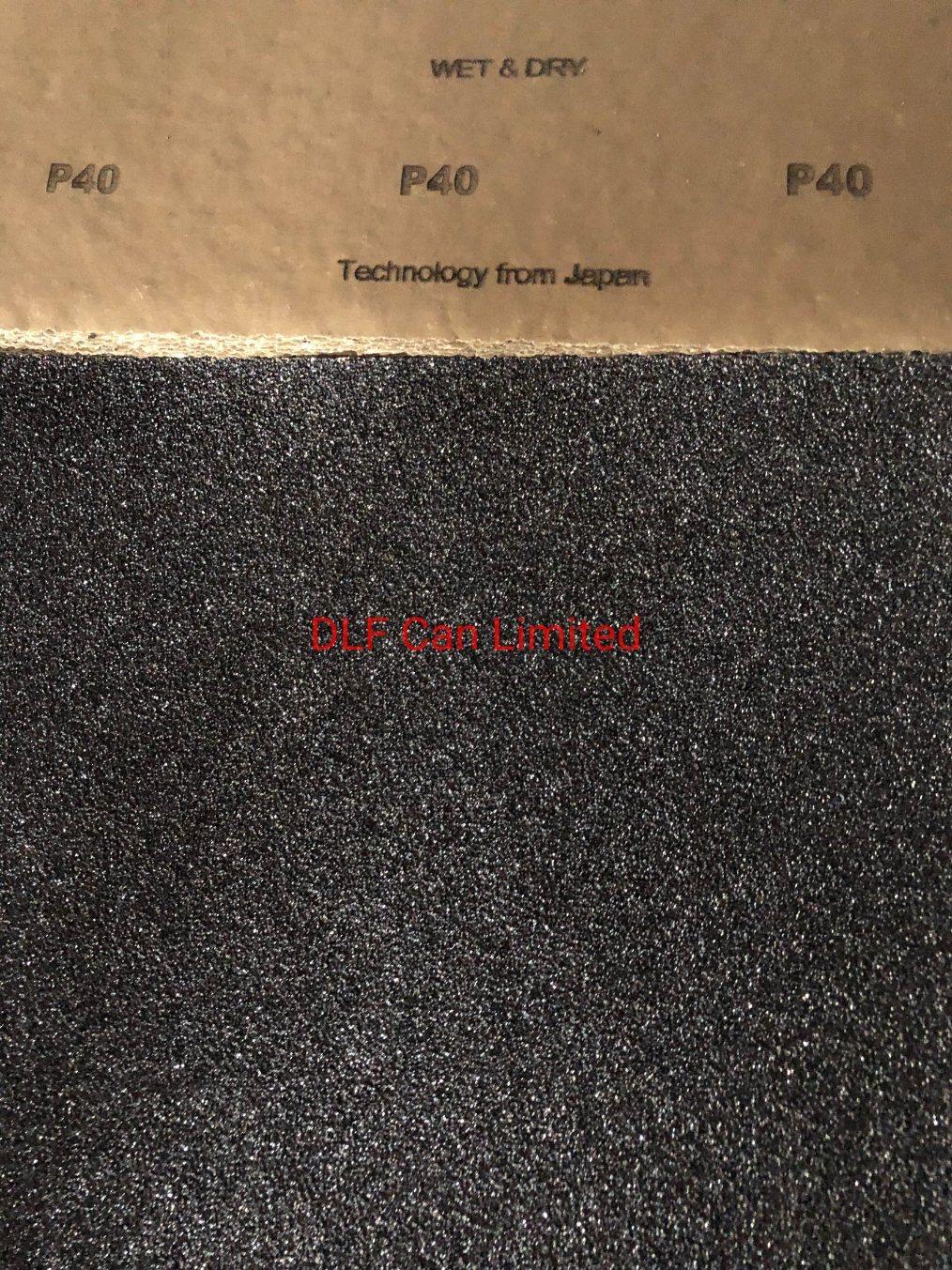 Abrasive Paper for Automotive Refinishing Grit 40 Waterproof