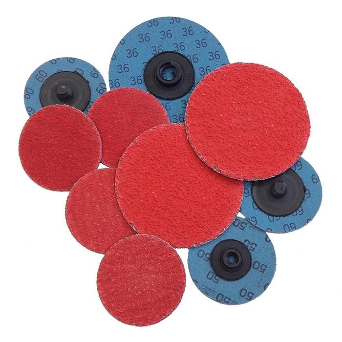 High Quality Premium Wear-Resisting 25mm/50mm/75mm Ceramic Grain Quick and Change Disc for Grinding Stainless Steel and Metal