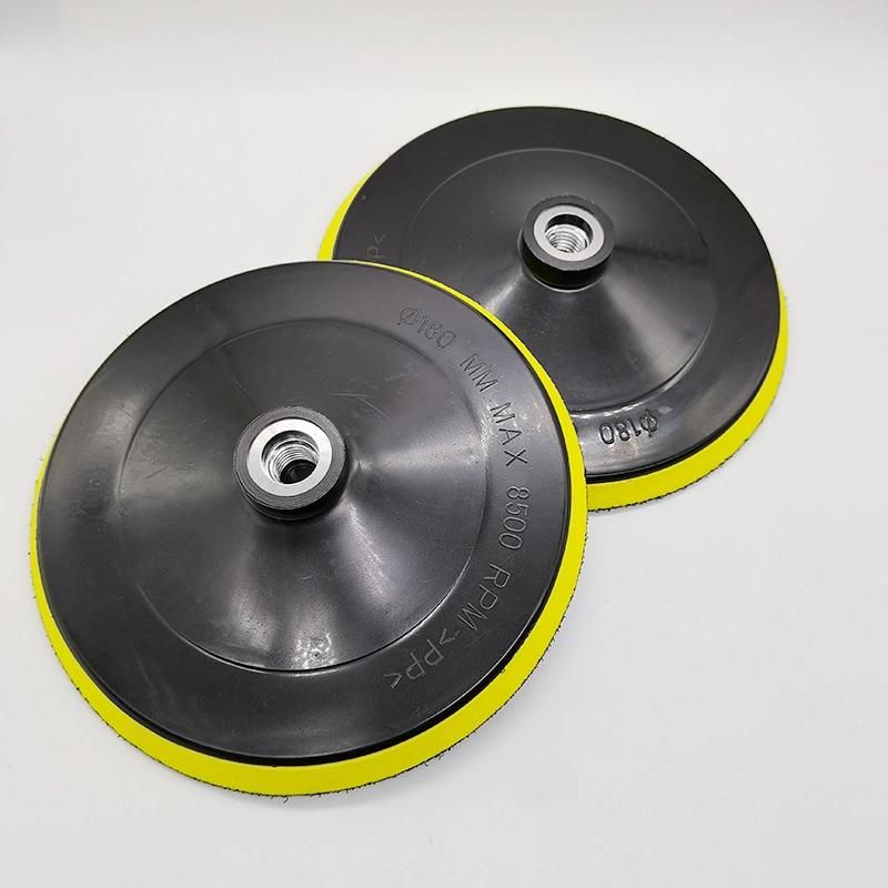 4inch M14 Plastic Backer Thread Backer Holder Polishing Pad for Stone Foam Angle Grinder Car Polisher