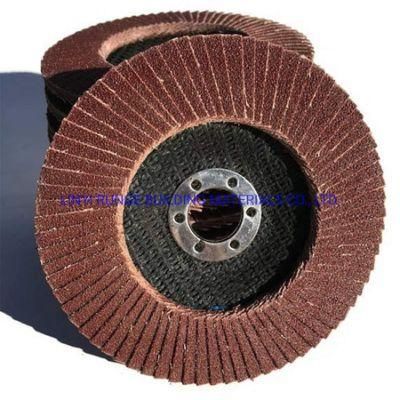Power Tools Grinding Polishing Rust Removing 4 Inch Aluminum Oxide Flap Discs for Angle Grinder