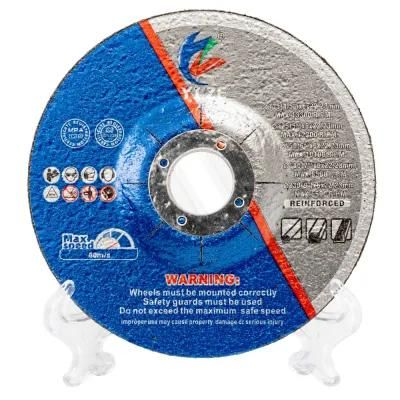 Depressed Centre Grinding Wheels for Metal (180X6.0X22.2mm) Abrasive with MPa Certificates