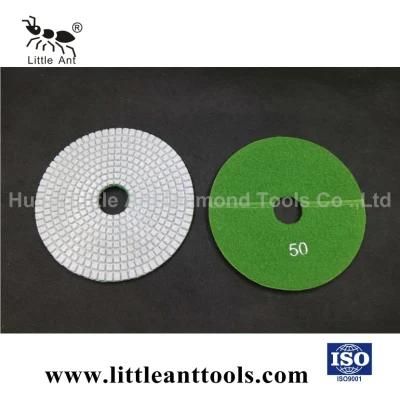 6&quot; Resin Pads Wet Diamond Polishing Pad for Light Granite, Marble with Good Gloss