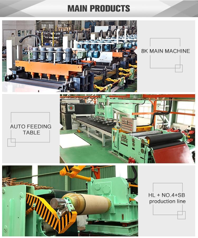 China Grinder Machine for The Stainless Steel Sheet and Coil Surface with The Satin Finishing Pattern