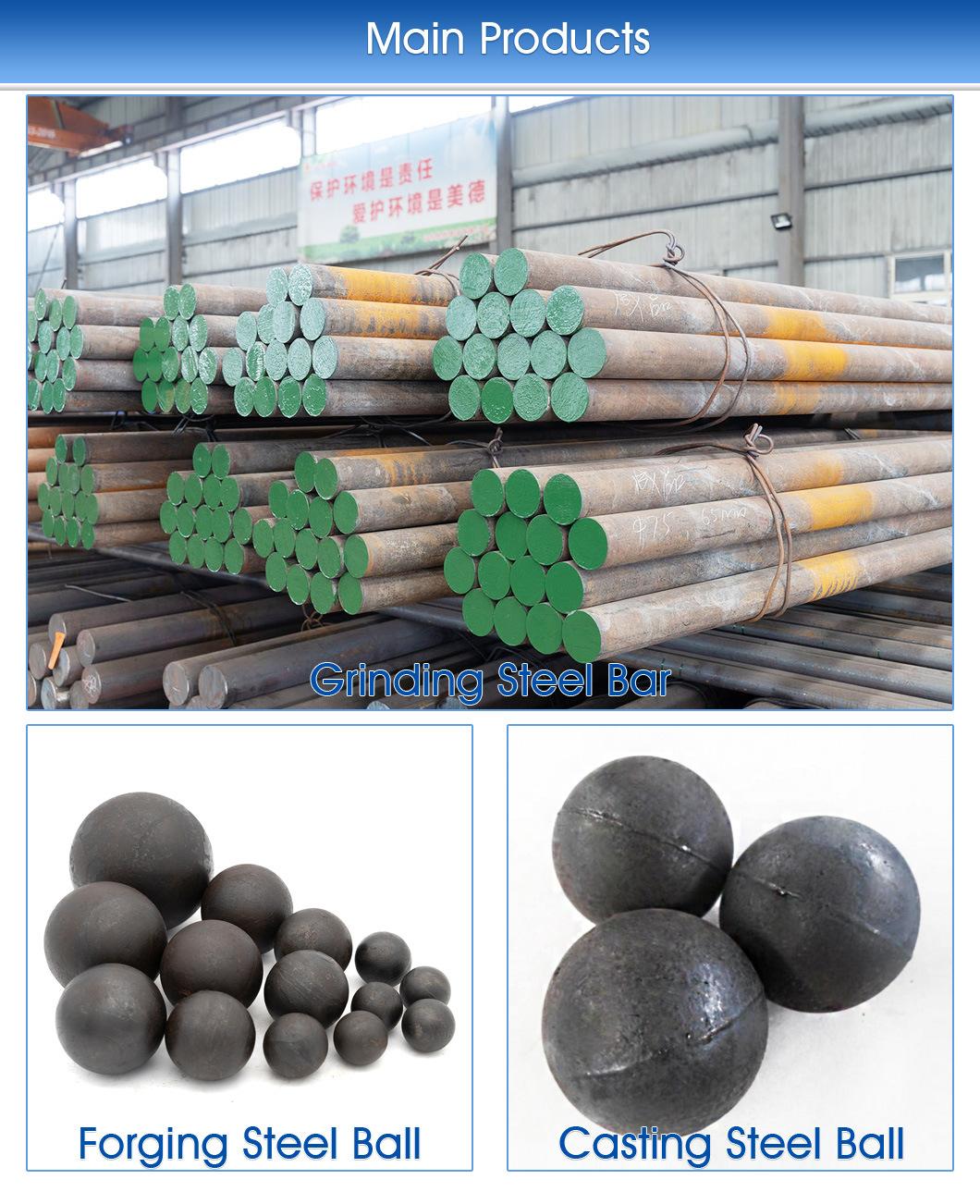 High Chrome Abrasive Media Forged Grinding Steel Ball for Sag Mills