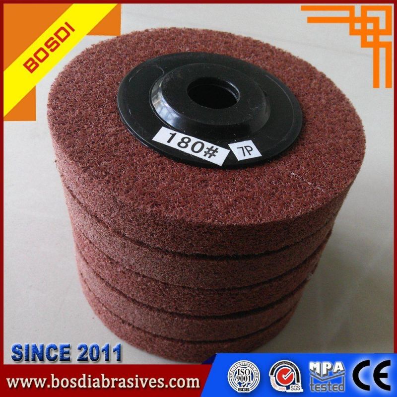 6"X25mm Abrasive Nylon Flap Disc/Wheel Polishing for The Magnesium Aluminum Alloy, Magnalium,Titanium Alloy,Stainless Steel,Copper,Tile,Stone,Wood,Cemented Carb