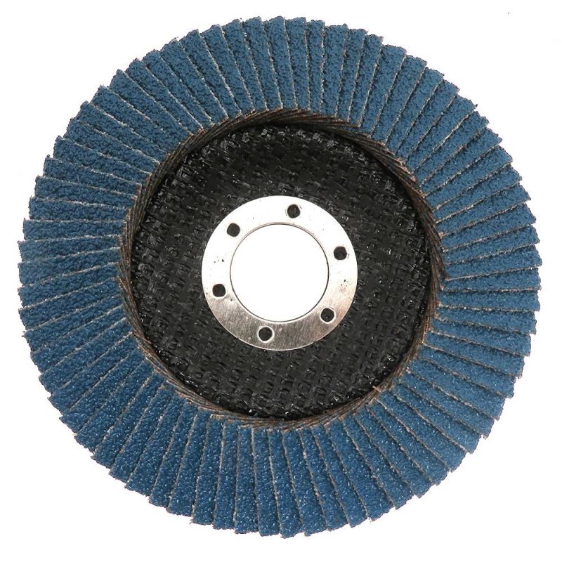 4.5 Inch 115mm High Density Roll Lock Alumina Flat Flap Disc for Polishing & Grinding