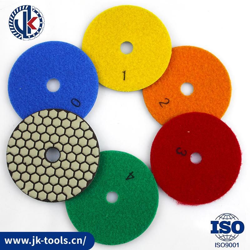 White Polishing Pad for Stone Dry and Wet Use