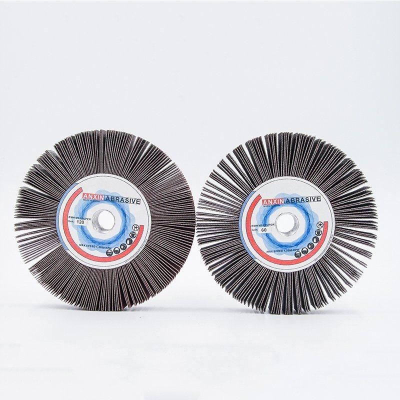 Unmounted Abrasive Flap Wheel for Metal Polishing Stainless Steel Grinding Wheel Hole Size M16