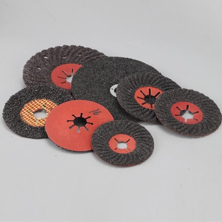 Aluminum Oxide Abrasive Fiber Metal Sanding Flap Disc for Polishing