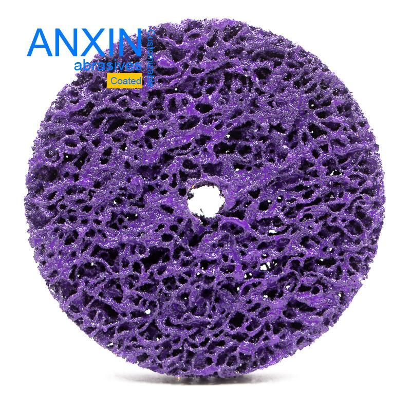 Purple Strip Celan Disc with a Hole