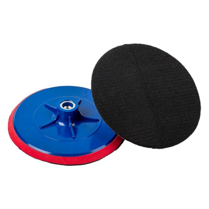 Qifeng Manufacturer Power Tool Factory Direct Sale M14 Diamond Tools Thick Circular Truncated Cone PVC Sponge Polishing Backer Pads for Angle Grinder