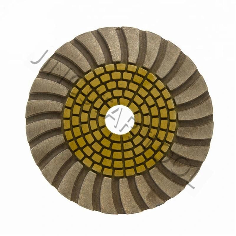 New Hybrid 3inch Flexible Diamond Dry Concrete Polishing Pads for Floor