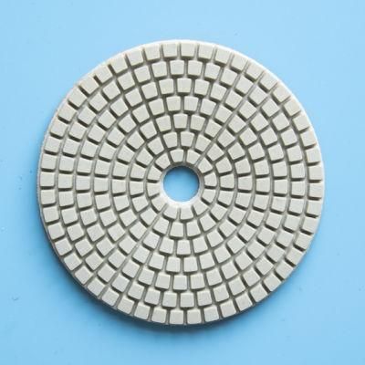 Top Manufacturer Power Tools 125mm 7 Steps Diamond Wet Polishing Pad for Marble/ Granite