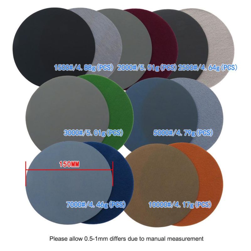 P60 80 Red Aluminium Oxide Sanding Paper Disc