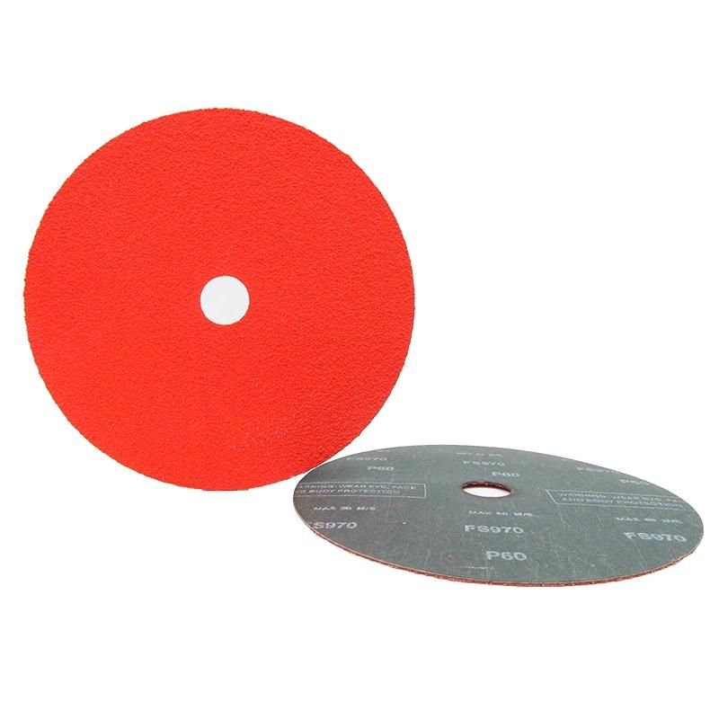 Resin Fibre Sanding Disc 4-1/2" Ceramic