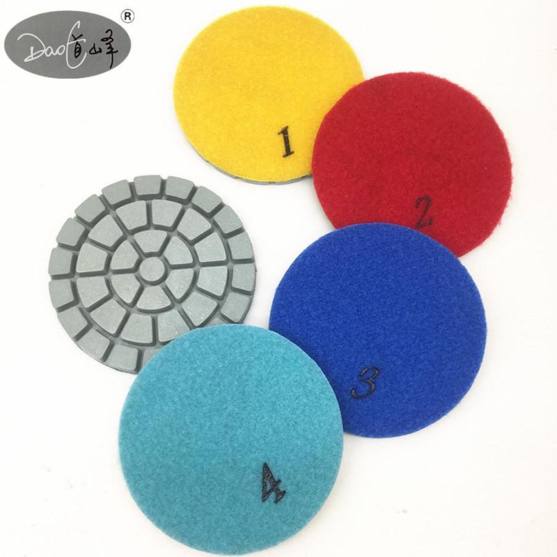 Daofeng 4inch 100mm Concrete Polishing Pad