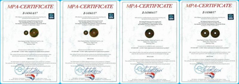 Power Electric Tools Parts Efficient and Durable Bonded Abrasive Cutting Disc Grinding Wheel for Inox Metal