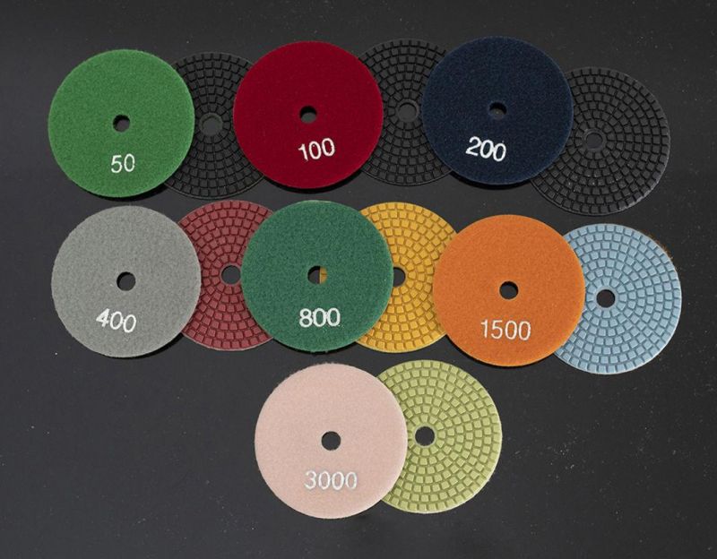 Qifeng Power Tool Diamond Wet Polishing Pad Marble Flexible Polishing Pad