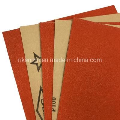 Dry Abrasive Sanding Paper Sheet for Wood, Metal Appliances Sanding, Autorepair Coating Sanding