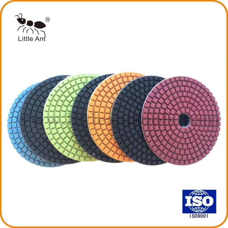 Green Plastic Back Polishing Block Polishing Pad for Granite /Marble/Stones