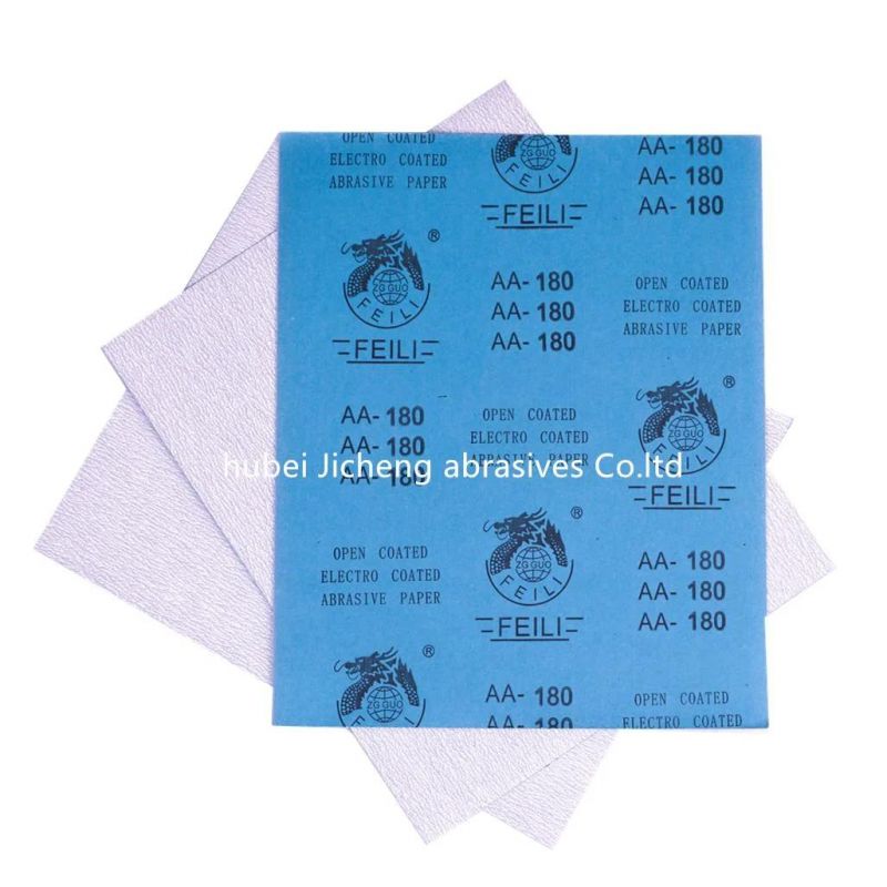 Hand Polishing 9"*11"/ 230*280mm Sc/Ao Dry China Sanding Paper Manufacturer