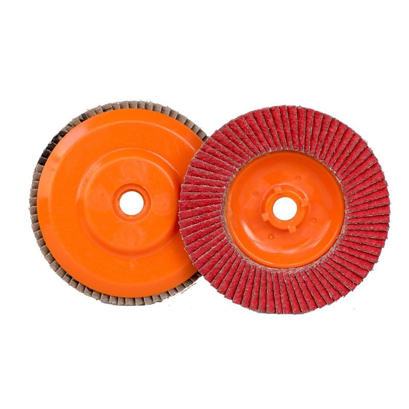 Ceramic Zirconia Cloth Flap Disc with Nylon Backing