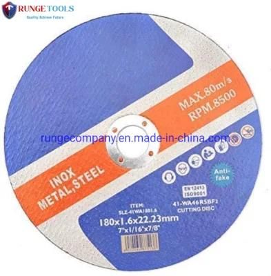 7&quot; Inch Cutting Disc for Stainless Steel Aluminum Apply for Various Famous Angle Grinder Power Tools
