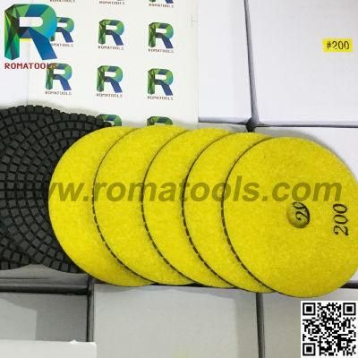 Diamond Polishing Pad Granite Marble Stone Colorful Bond Polishing Tool