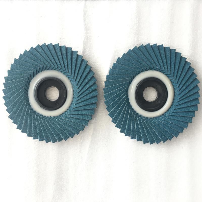 High Quality Premium Wear-Resisting 100mm Zirconia Alumina Radial Flap Disc for Grinding Stainless Steel and Metal