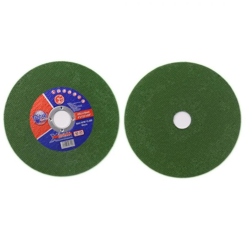 105mm 107mm 4inch Single/Double Net Green Sharp Abrasive Cutting Disc for Metal Factory OEM
