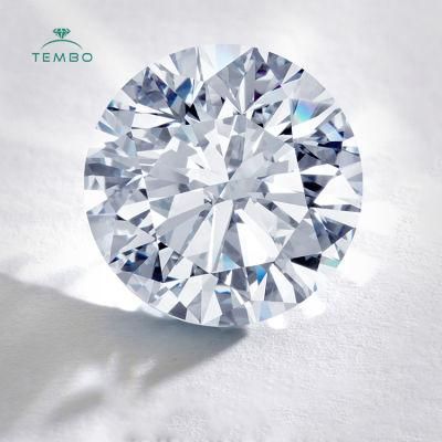 Certified Hpht 1CT Vs Blue Cushion Loose Diamond