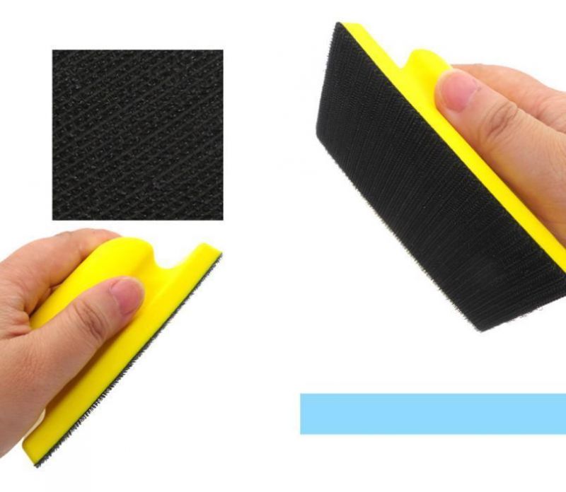 70*115mm Car Polishing Tool Yellow Square Polishing Disc Sandpaper Grinding Disc SD0020