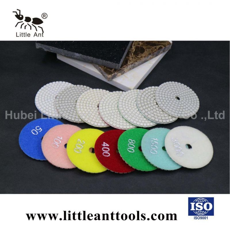 3" White Straight Tooth Grinding Disc and Polishing Pad