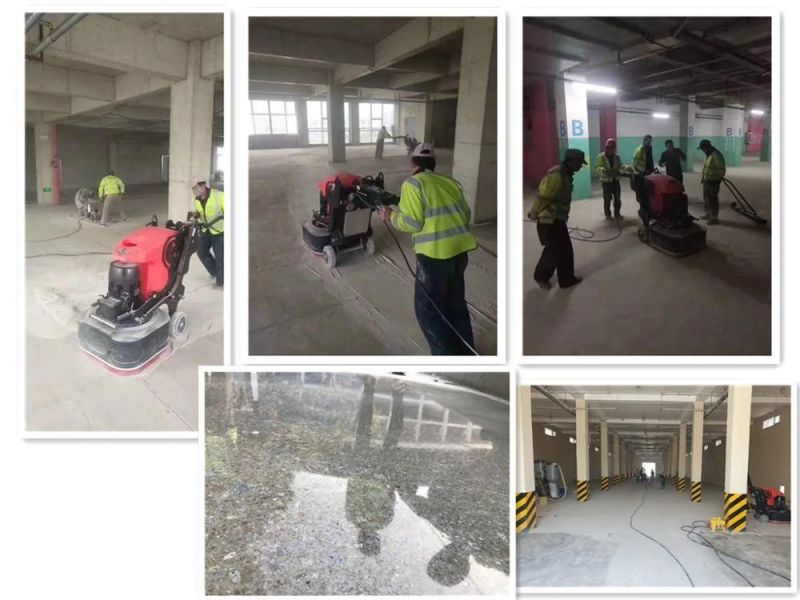 Automatic Walking Without Man Push 220V/380V 800mm Self Propelled Concrete Floor Grinder for Sale