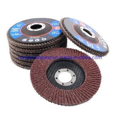 Electric Power Tools Accessories Aluminum Oxide Abrasive Grinding Flap Disc 4-1/2&quot;X7/8&quot;, 36 Grit