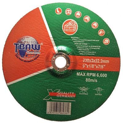 9inch Super Abrasive Cutting Wheel for Stone Grinding Disc T42 230*3.0*22mm