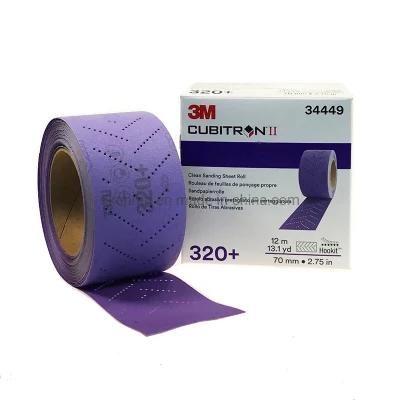 3m Buffs Cubitron Hook-Loop Abrasive Tools Sanding Paper Cloth Belt Roll 737u Purple Abrasive Belt