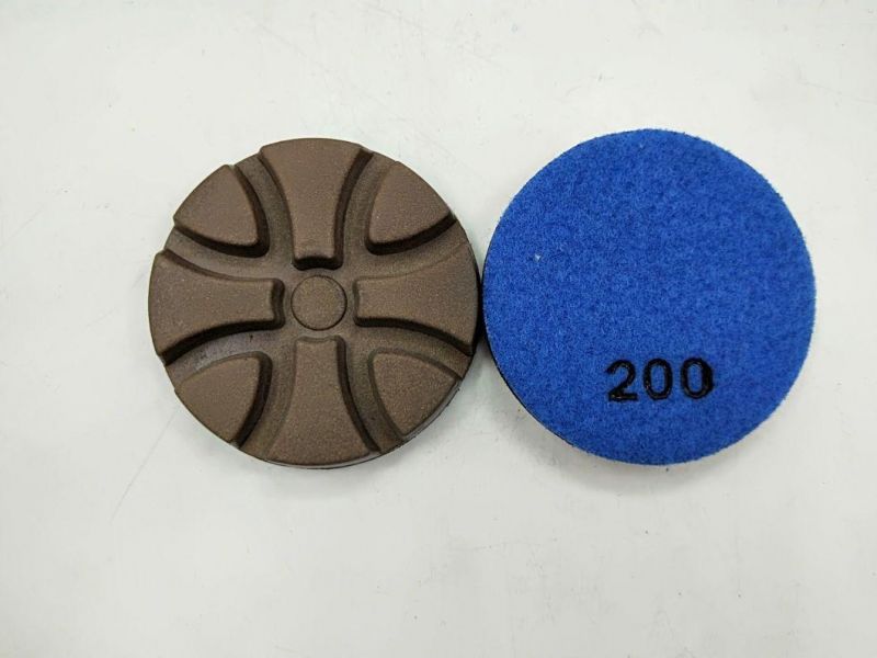 3" Super Glossy Concrete Polishing Floor Pad Diamond Resin Polishing Pads