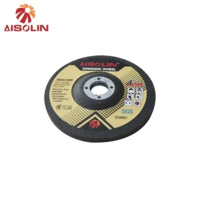 OEM Black High Speed 80m/S Stainless Steel Grinding Disc Abrasive Wheel 4 Inch
