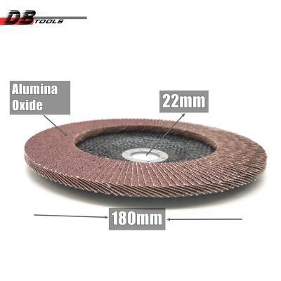 7&quot; 180mm Flap Disc Grinder 22mm Hole Premium Aluminum Oxide for Edge Grinding