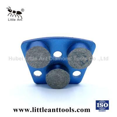 Diamond Polishing Pads for Concrete (Fan-shaped three round teeth)