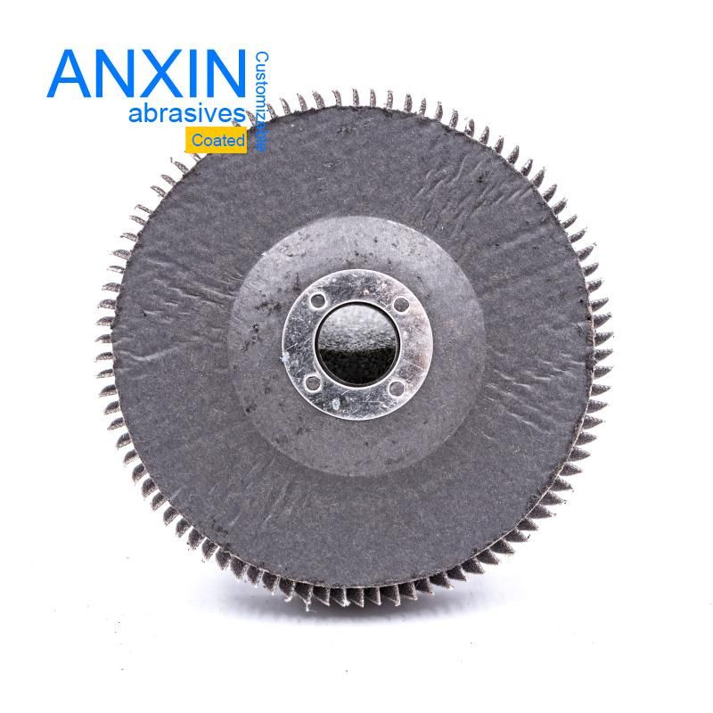 Vertical Flap Disc with Fiberglass Backing Pad for Flexible Grinding
