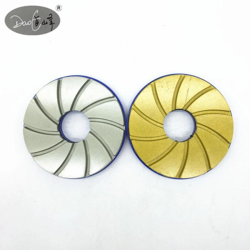 Daofeng 6inch 150mm Snail Lock Edge Countertop Polishing Pad