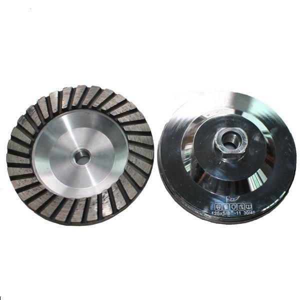 4′′/100mm Aluminum Diamond Grinding Disc with Thread 5/8-11 ′′ or M14