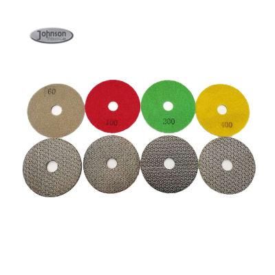 4 Inch Angle Grinder Dimaond Rock Polishing Pads for Concrete