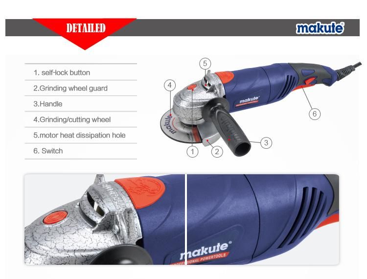 Makute 1400W 125mm Grinder Machine for Home