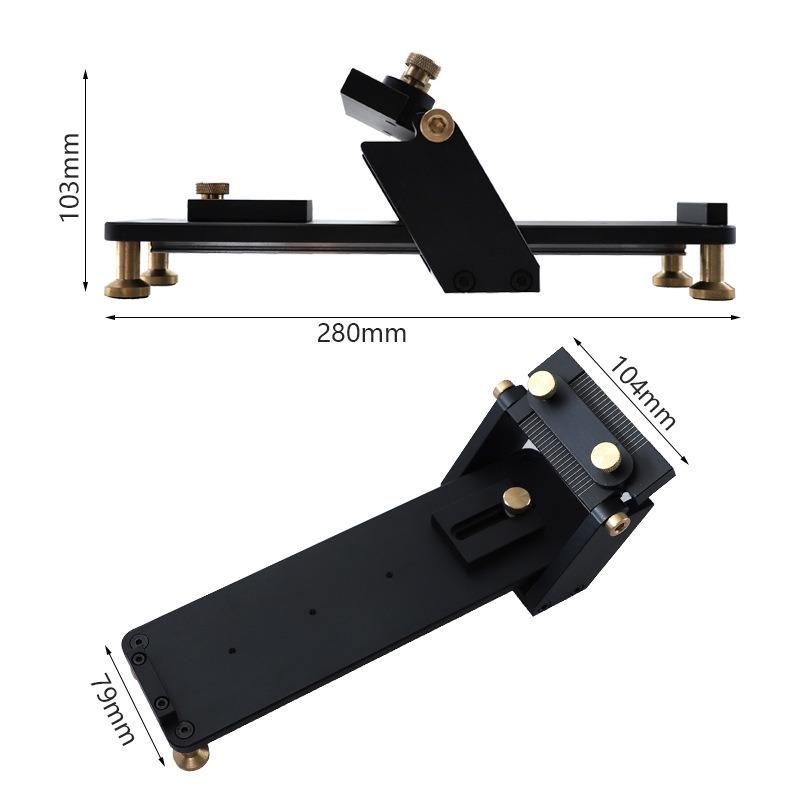 Fast Sharpening Frame Aluminum Alloy Fixed-Angle Sharpener Woodworking Chisel Non-Slip Ultra-Fine Sharpening Stone Edge Mirror Fine Grinding