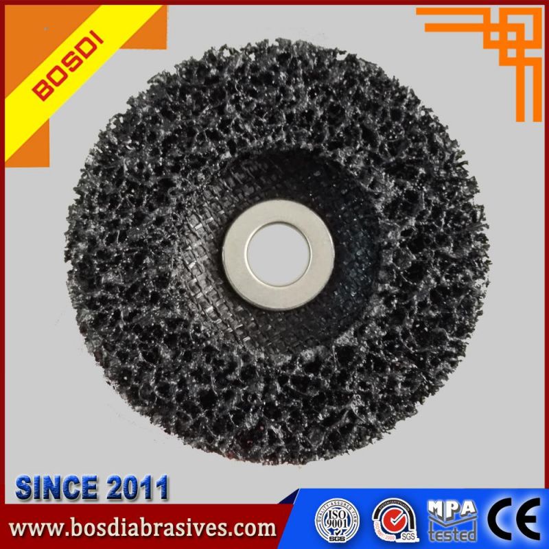 Cns Disc, Stripping Cleaning Disc, Abrasives Flap Disc for Metal and Inox with 100mm to 180mm, Blue/Red/Green/Yellow/Black/Brown/Purple and So on Color